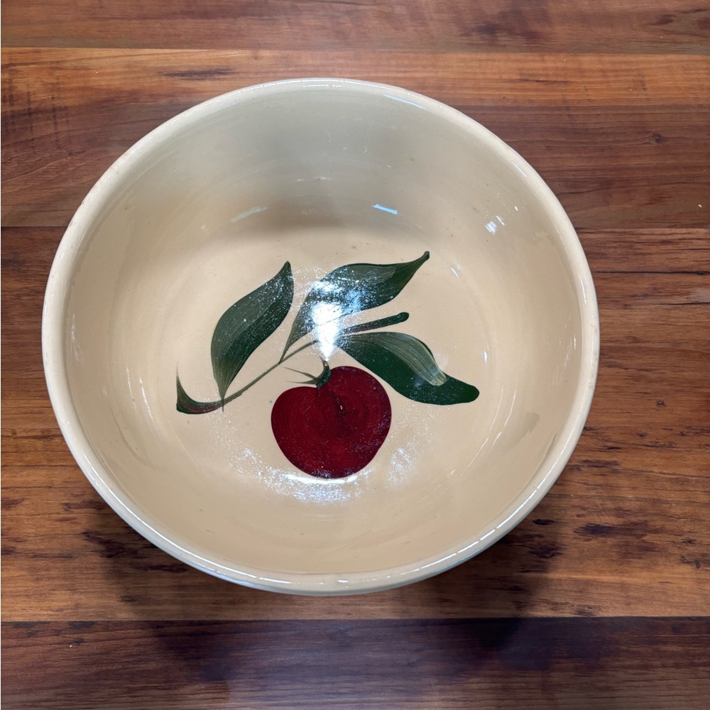 Vintage Watt Pottery #73 APPLE Bowl 1952-62 Oven Safe Dishware